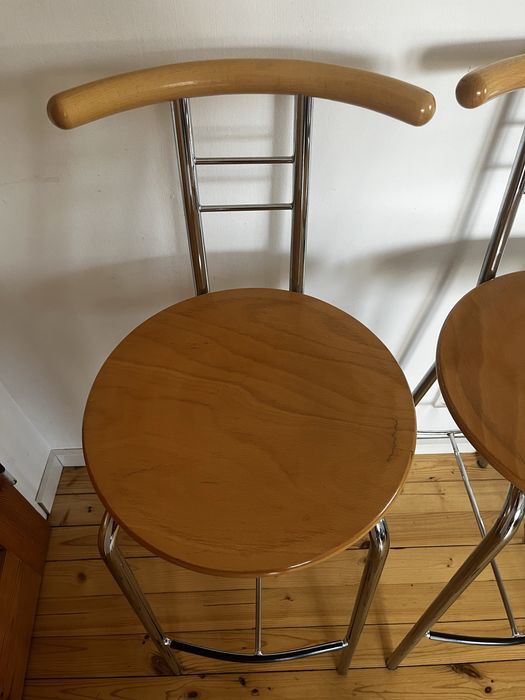 Hokery krzesła komplet