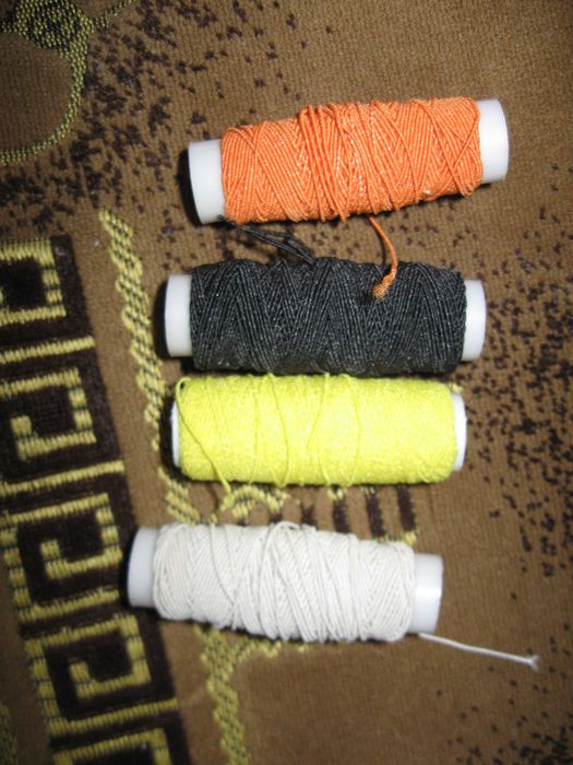 катушки нитки резинки одним лотом