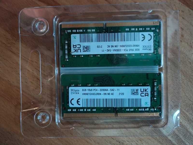 Pamięć RAM do laptopa DDR4 16GB 2x8 GB 3200 MHz