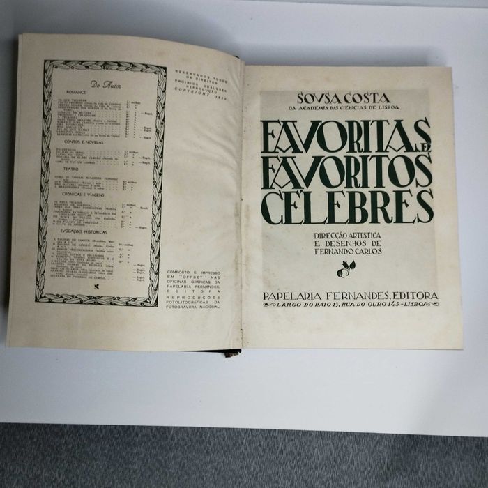 Favoritos e Favoritas Celebres 1ª edição