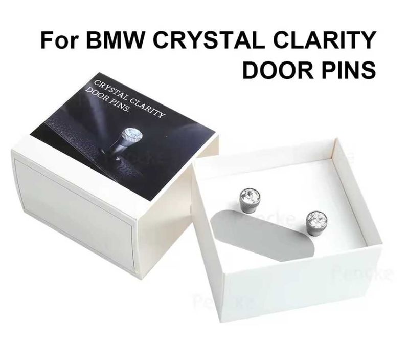 Хрустальні алюмінієві  кнопки  кнопкі crystal door pin дверей BMW MINI