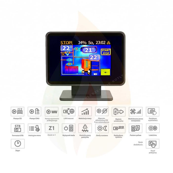 Kocioł z Podajnikiem na Pellet i Ekogroszek 15kW 5 klasa Ekodesign, hybryda, DUO, dwupaliwowy, dwufunkcyjny, dostawa GRATIS, dotacja, montaż