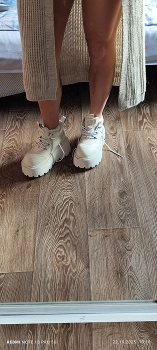 Весенние, Осенние ботинки, белые, 37р