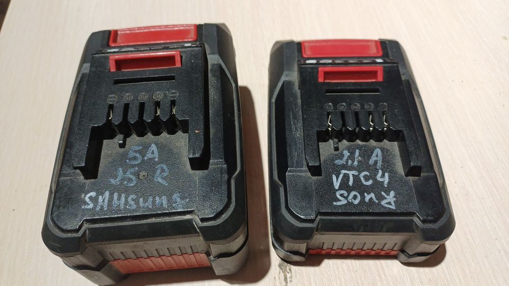 Einhell 20v 2.1Ah та 5Ah