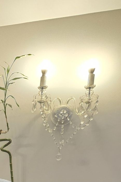 Kinkiet Kryształ 2 ramienny.