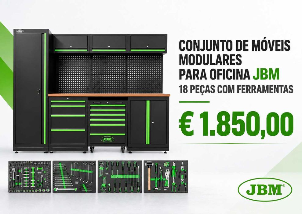 Conjunto de Móveis Modulares para Oficina JBM Série 446 LL29