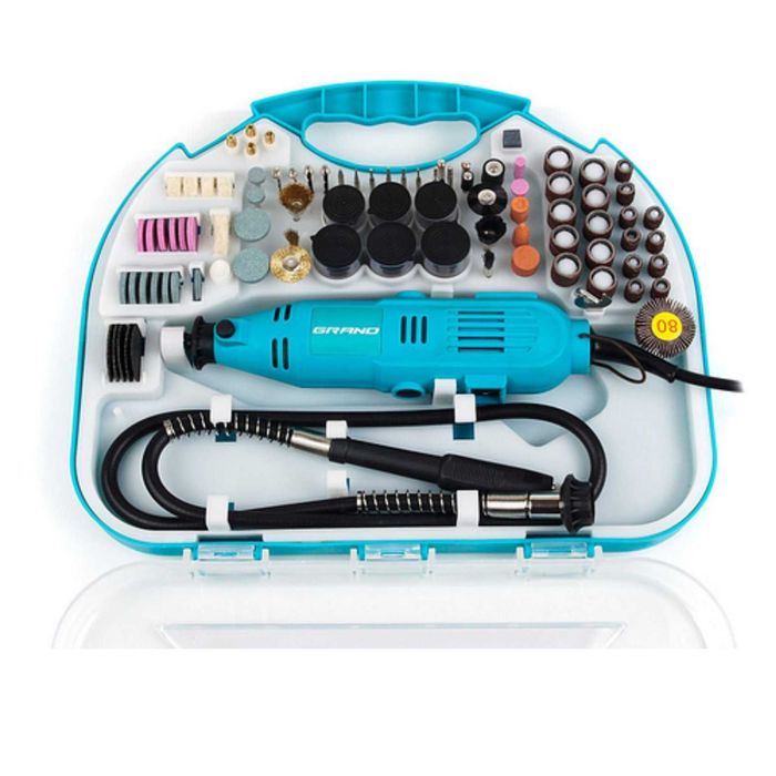 Гравер Чехия Гранд Кейс с Насадками Бормашина Полировка Фрезер