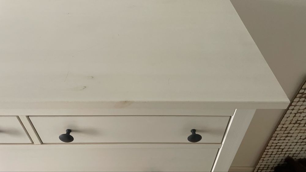 Comoda/camiseiro  alta branca ikea hemnes