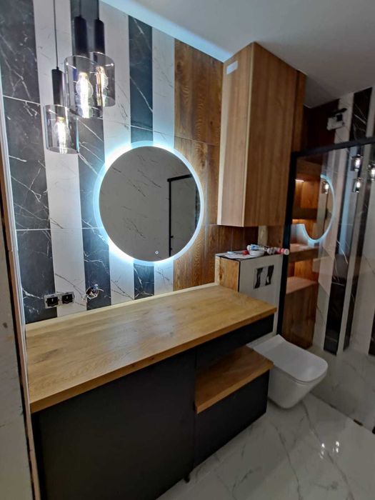 Meble kuchenne, szafy wnękowe, meble łazienkowe