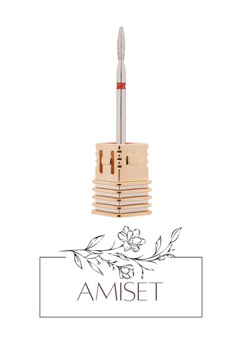 Aba Group Frez diamentowy - płomień czerwony, 2,35 mm