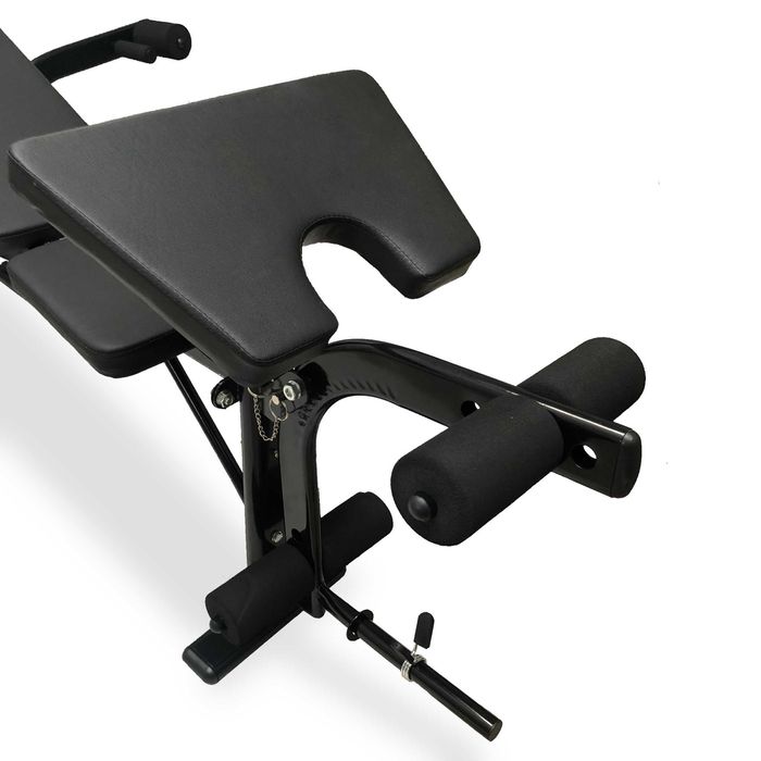 Ławka ławeczka treningowa ze stojakami regulowana z modlitewnik