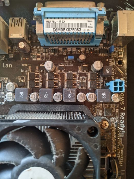 Плата Asus m5a78l-m lx +  Athlon LL X3 455 + кулер і операвка