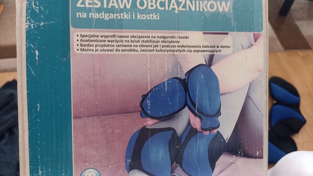 Zestaw ciężarków na nadgarstki i kostki