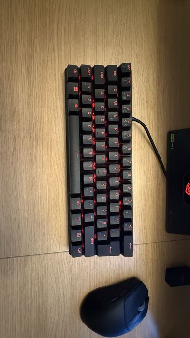 Teclado razer huntman mini 60% ( roxo )