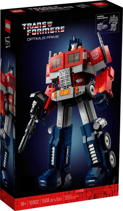 Конструктор Оптимус Прайм (10302) в коробці, 1508 дет, трансформується