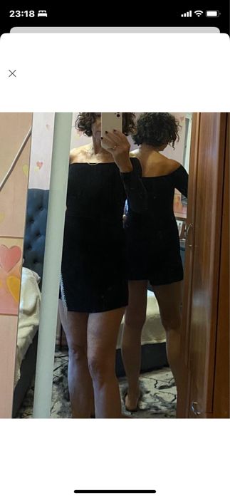 Вечернее платье- комбинезон со стразами