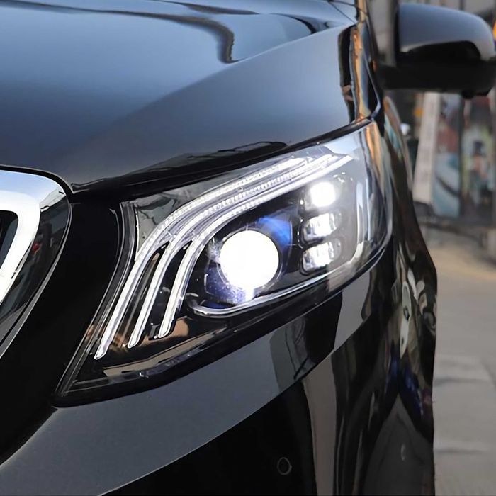 лед фары на вито 447 Mercedes vito w447 LED оптика