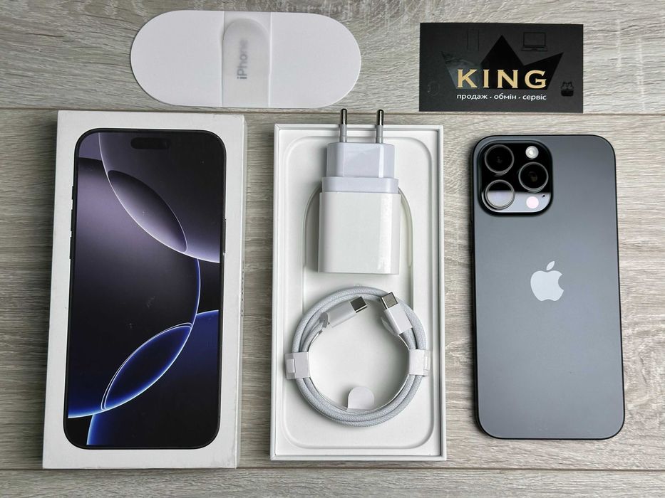 Apple iPhone 16 Pro Max 256GB Black Titanium Neverlock 100% АКУМ №64