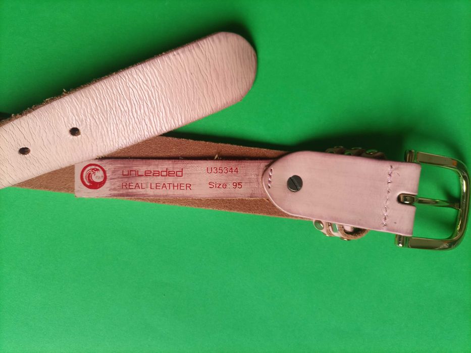 Unleaded pasek damski 100% naturalna