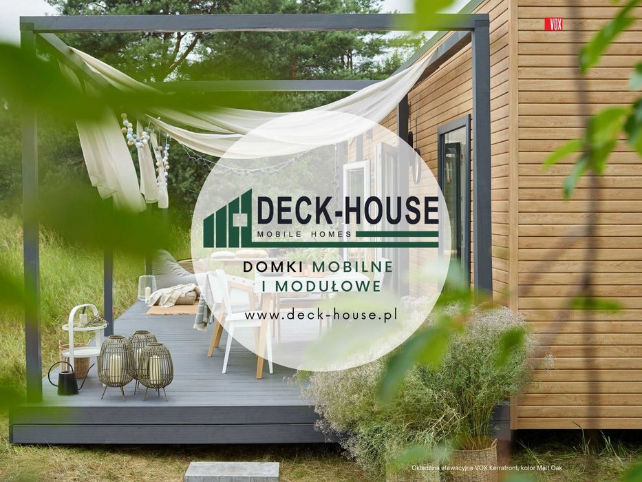 Dom modułowy domek mobilny 48 m² nowy całoroczny VERDE