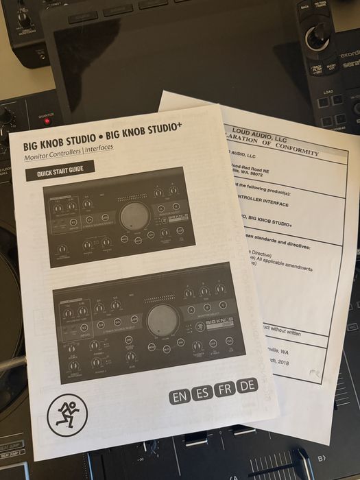 Mackie Big Knob Studio+ – stan idealny, jak nowy!