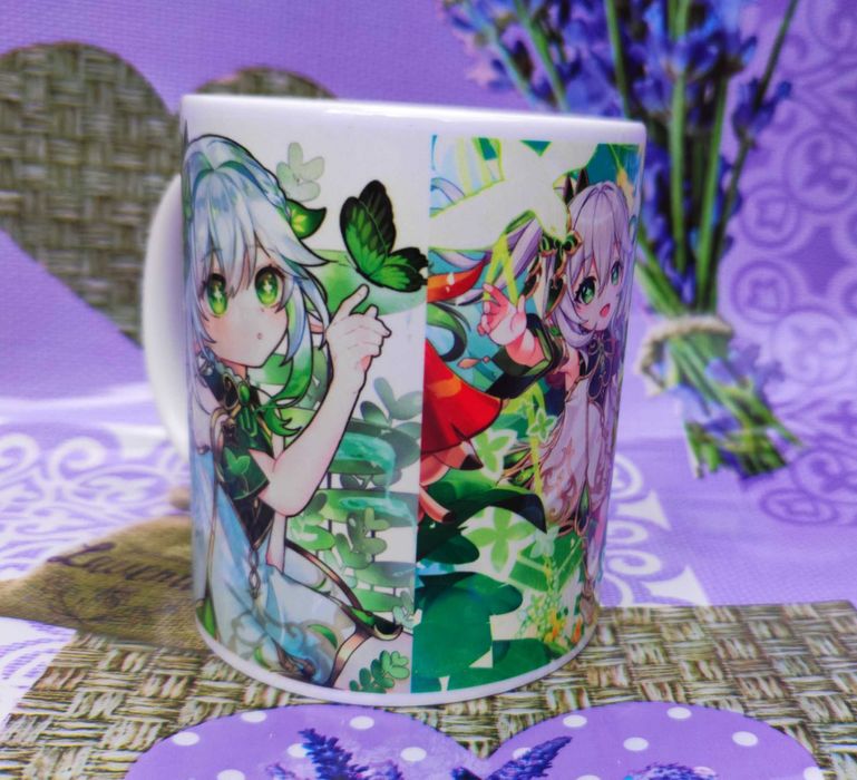 Чашка геншин імпакт аніме Нахида Nahida genshin impact кружка аниме