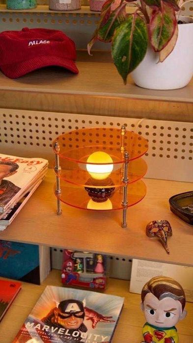 Дизайнерська LED лампа з акрилу | Ручна робота | Дофаміновий декор