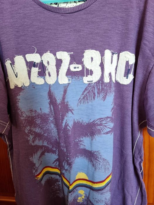 T-shirt roxa MZGZ, tamanho XL