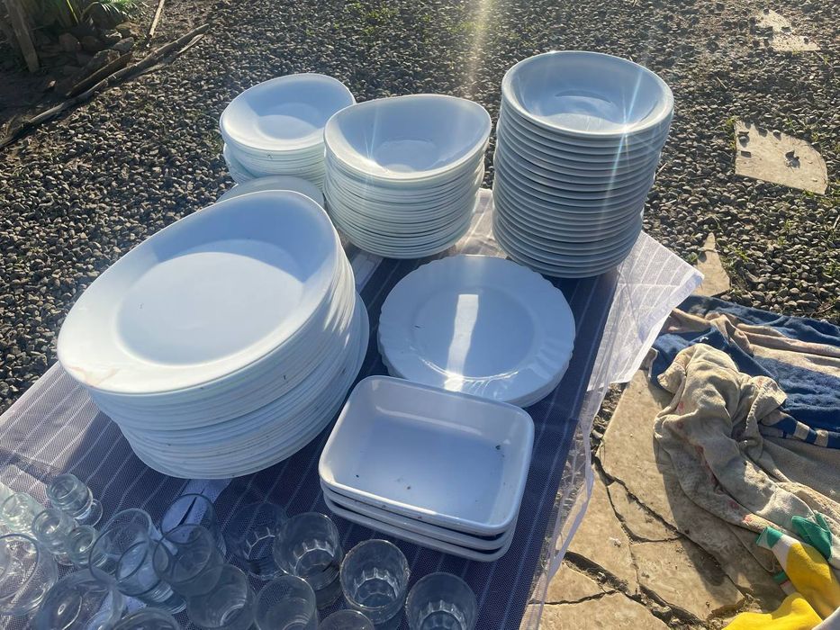 Copos, talheres, panelas e muito mais.