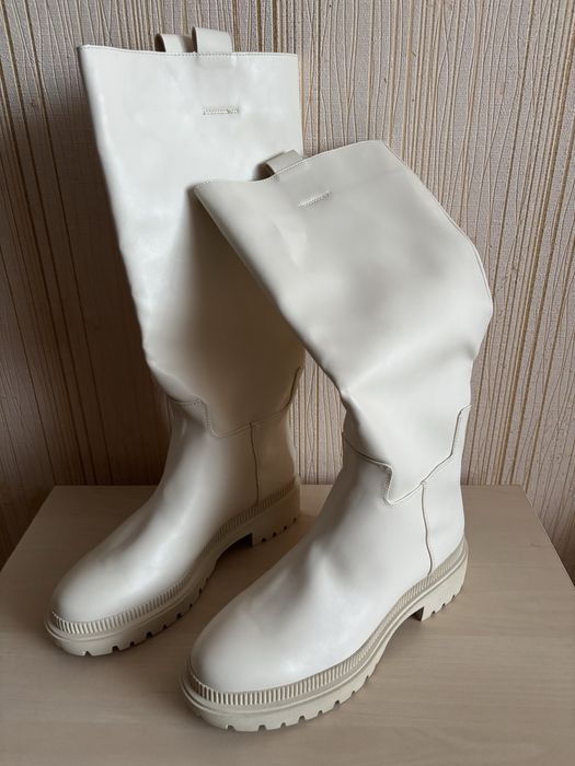 Ботінки труби жіночі H&M бежеві