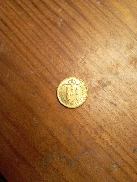 Moedas 1 Escudo português anos 1994 a 2000