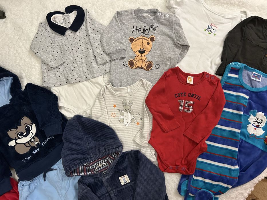 Пакет/лот/набір одягу для хлопчика 3-6міс та комбінезон