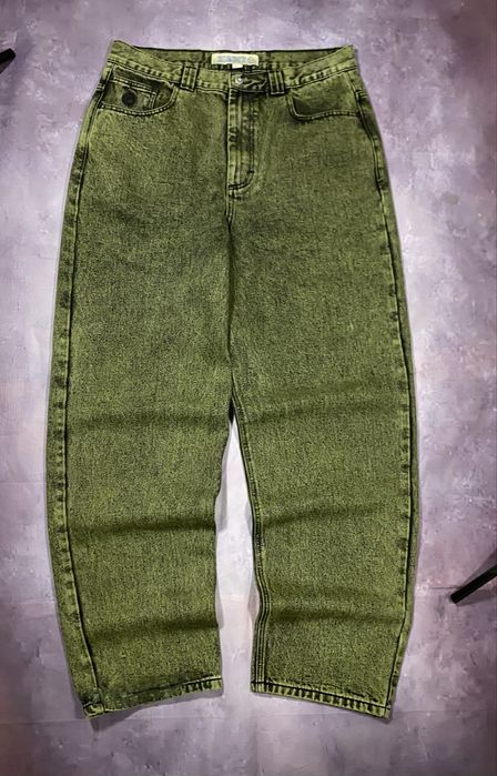 Spodnie Polar Skate Co. Big Boy Jeans - Green Black