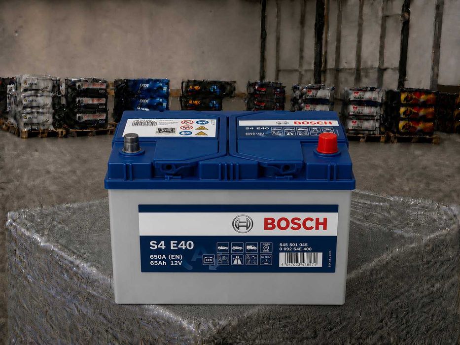 Автомобільний акумулятор BOSCH S4 E40, 65Ah, 12V, 4047026328998