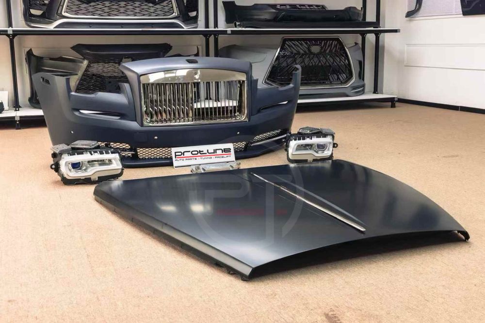 Рестайлинг обвес Rolls-Royce Wraith Бампер Решетка Капот Фары