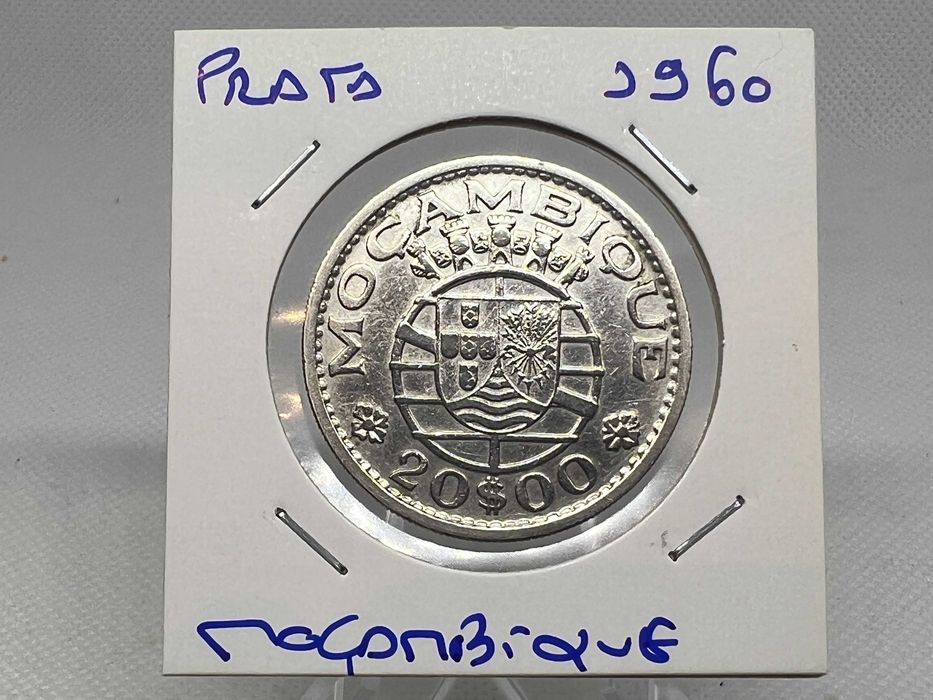 Moçambique 1960 - 20 Escudos Prata