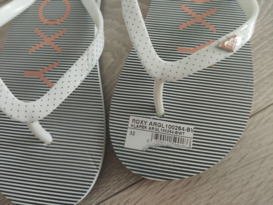 Klapki japonki Roxy nowe roz 32