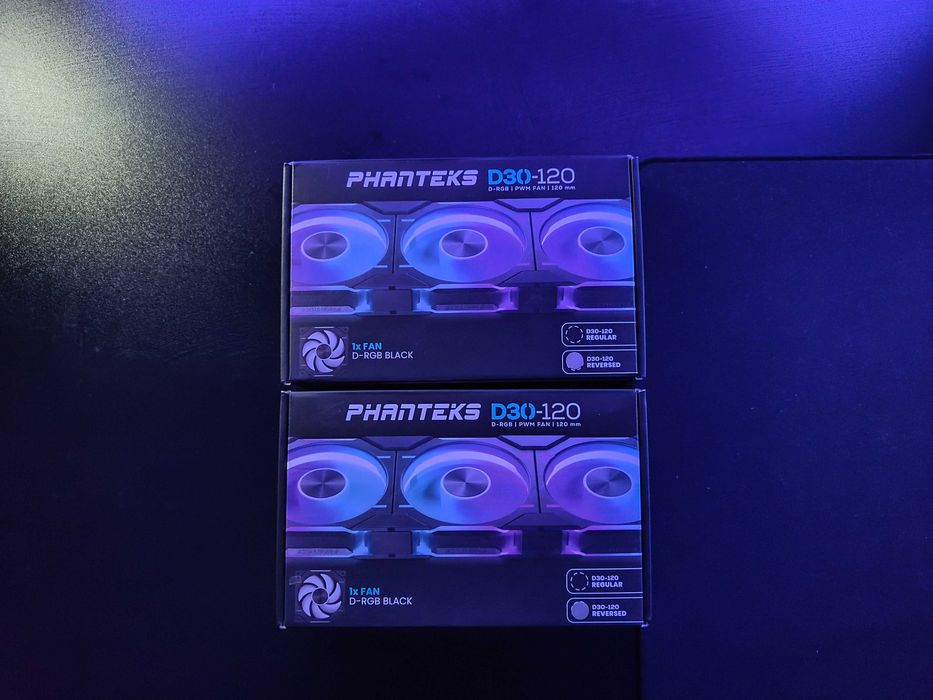 2x Phanteks D30-120 Reversed