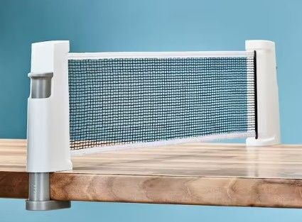 CONJUNTO POSTES REDE PING Pong conjuno regulavel   BRANCO/azulNZA