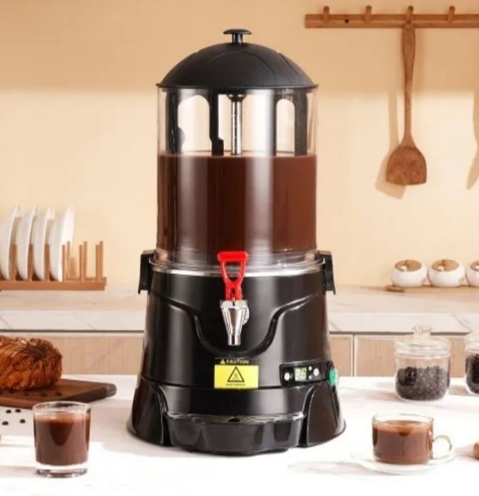 Distribuidor de chocolate quente VEVOR, máquina de chocolate quente de 10 L com faixa de temperatura ajustável, tanque ABS