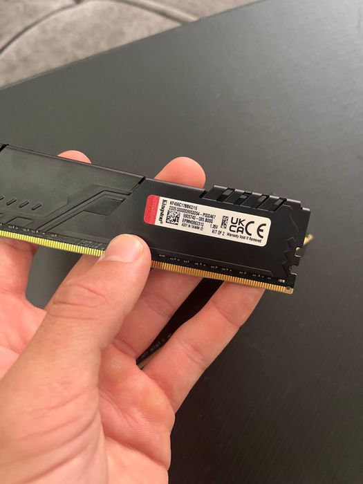 Оперативна память kingston fury 16gb(8x2) 3600mghz