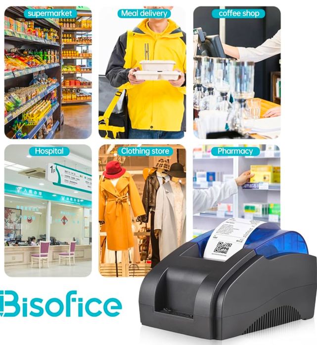 Biurkowa drukarka paragonów Bisofice 58 mm