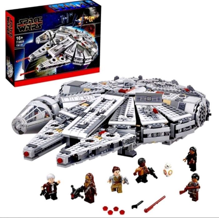 Конструктор сокіл тисячоліття , зоряні війни,Star Wars.