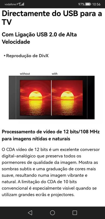 Philips DVP3260 com USB