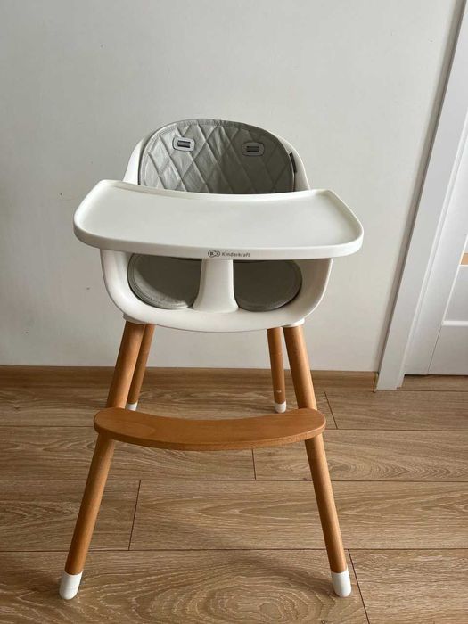 Стільчик для годування Kinderkraft Sienna Gray 2в1