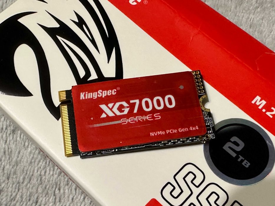 SSD KingSpec XG7000 - 2TB 7400MB/s M2 NVMe PCIe 4.0x4 (2242)