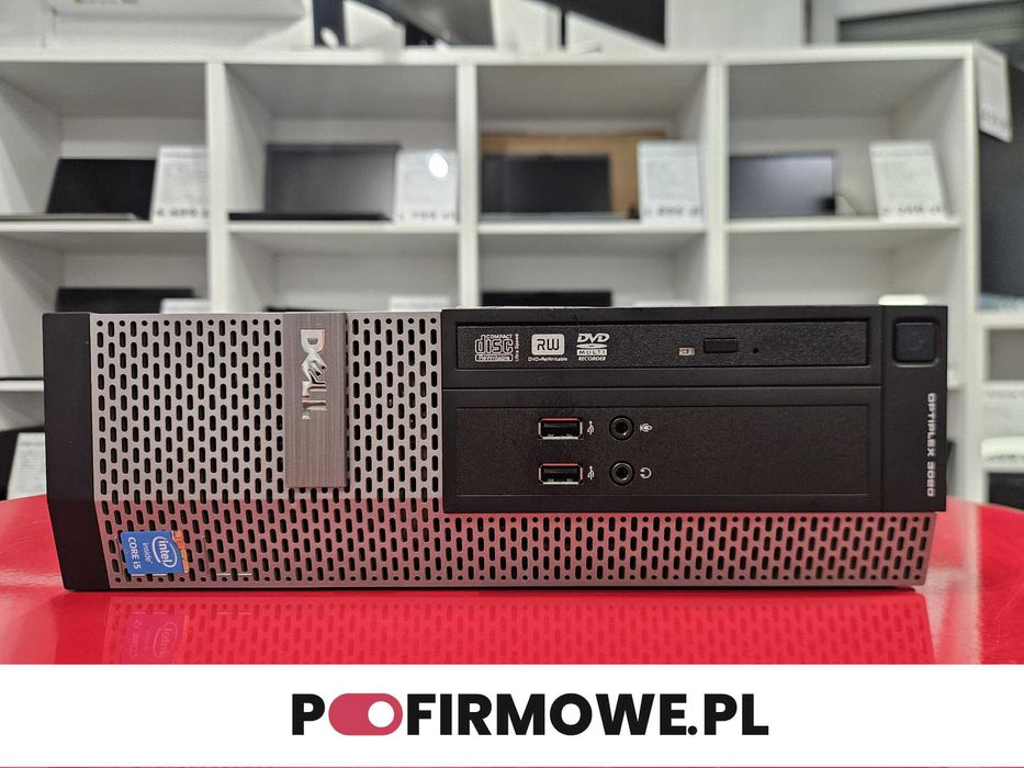 Komputer Stacjonarny Dell Optiplex 3020 Intel i5 8GB RAM 250SSD DVD DispayPort VGA Windows 11 KSeF Faktura 23% Vat Gwarancja 12 Miesięcy PoFirmowe.pl