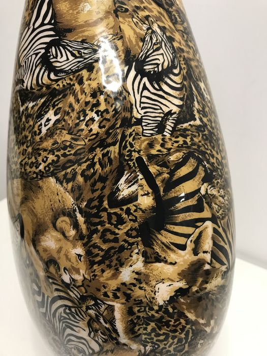 JARRÃO vintage safari africano /VASO chines anos80-90