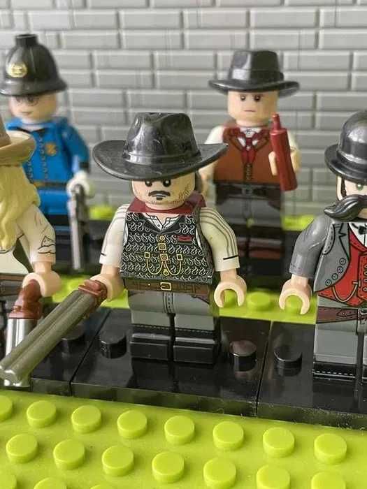 Zestaw 8 Figurki Western Dziki Zachód kompatybilne z LEGO civil war