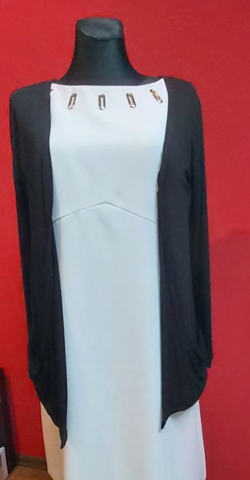 Kardigan czarny z viskozy